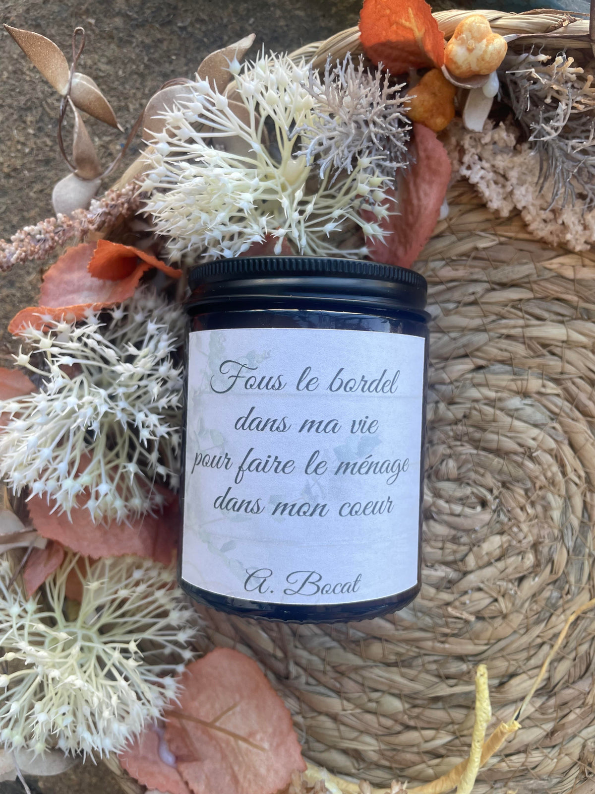 Bougie "Fous le bordel"
